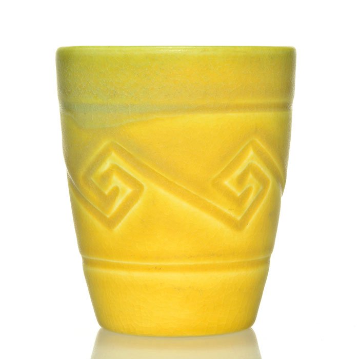 Rookwood hand tooled vase, 1910, 3 5/8", 1112 (1 of 1)