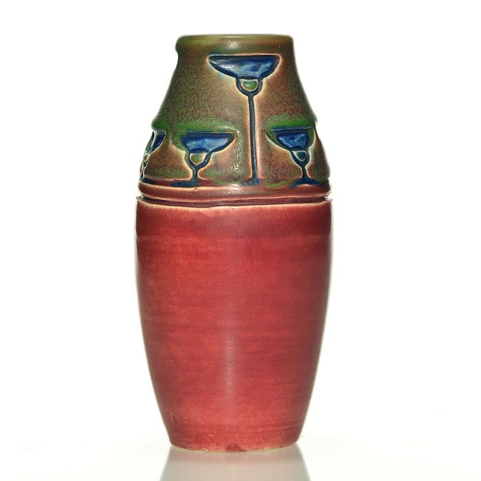 Rookwood carved mat, Yamada, 1906, 939 D, 6 7/8" (1 of 1)