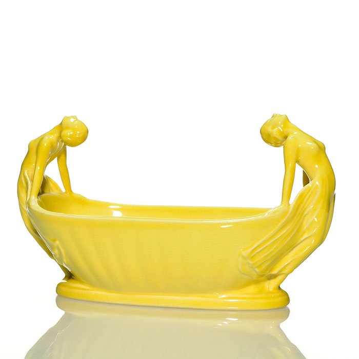 Rookwood bowl, two nudes, 1948, 2923, 6 5/8" (1 of 1)