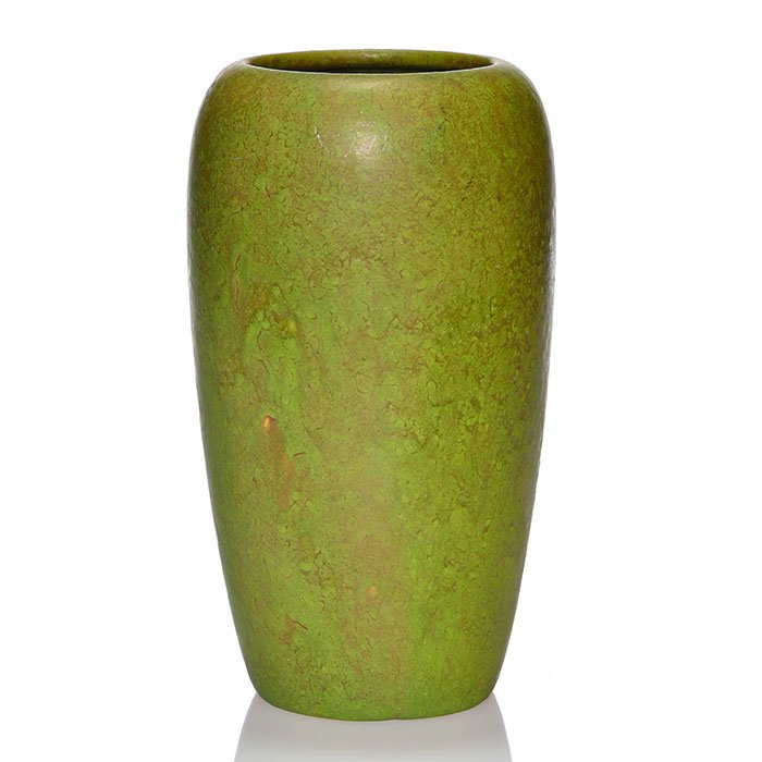 Roseville Early Carnelian vase, 9", early mark (1 of 3)