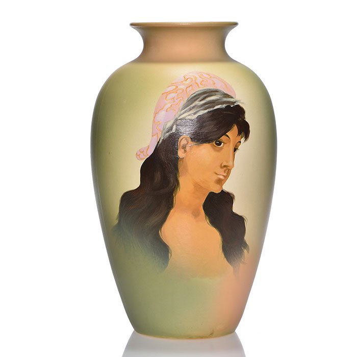 Weller Perfecto portrait, Gypsy, Burgess, 12 3/4" (1 of 1)