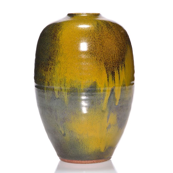 Ben Owens III crystalline glaze vase, 1992, 8" (1 of 1)