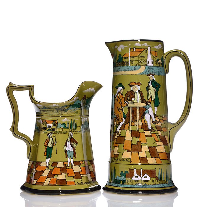 Two Buffalo pitchers, 8 7/8, 12 1/4" (1 of 1)