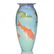 Door Pottery vase, fish crystalline glaze, 11"