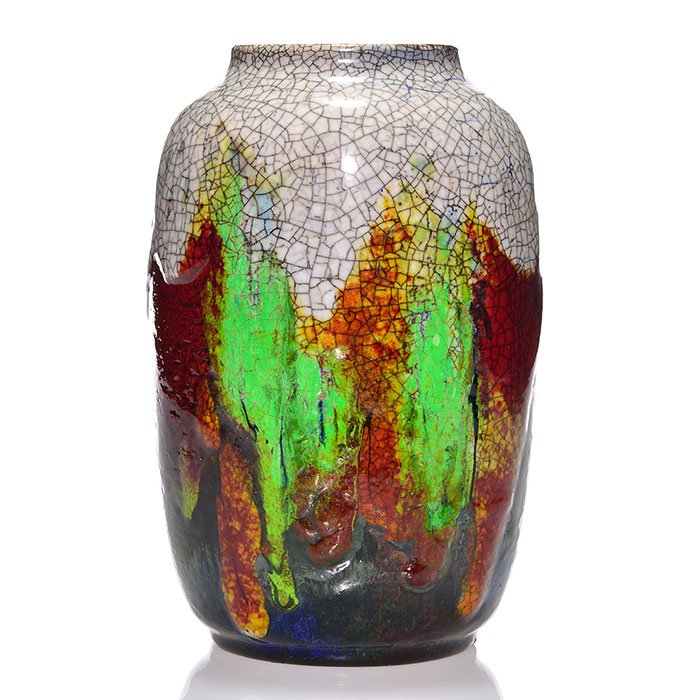 Royal Doulton Chang vase, Noke, Nixon, 8 7/8" (1 of 3)