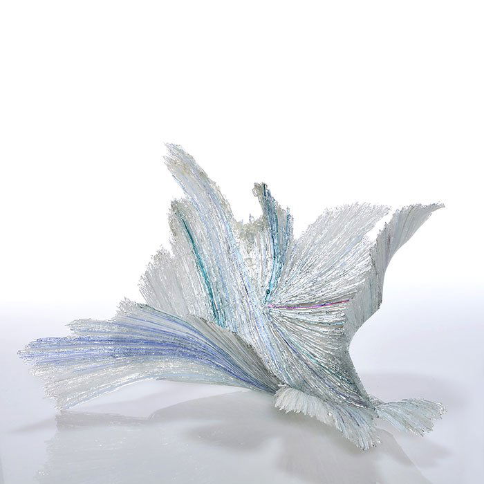 Marilyn Alford Hydrosphere sculpture, 11"X21", sig (1 of 2)