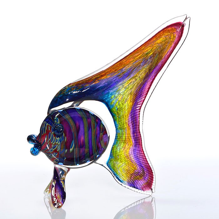 Tom Bloyd Angel Fish sculpture, 11 1/2" (1 of 1)