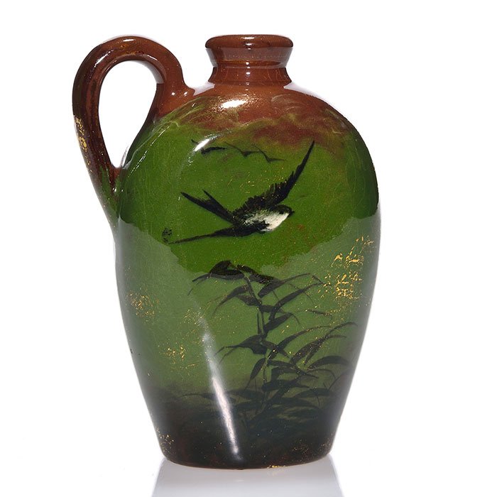 Rookwood Limoges perfume, small bird, 1883, 4 3/4" (1 of 1)