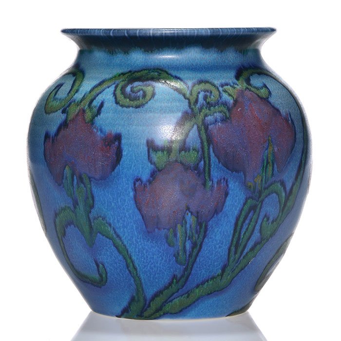 Rookwood mat vase, Tischler, 1922, 130, 6 1/2" (1 of 1)