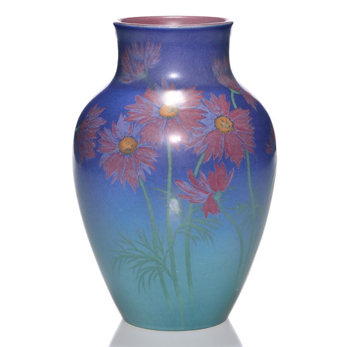 Rookwood Vellum vase, Wilcox, 1926, 927 D, 9 1/8" (1 of 2)