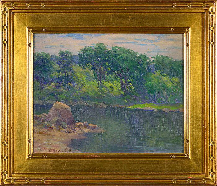 Alice Roney Hardwick O/CB, landscape, 7 5/8" x 9 1/2" (1 of 3)