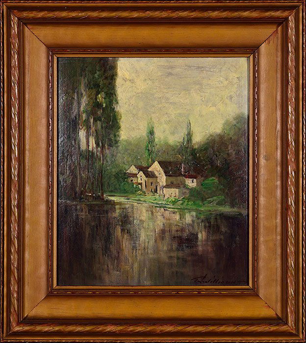 3 T.J. Willison Oils on Board, landscapes, 8' x 14" (1 of 3)