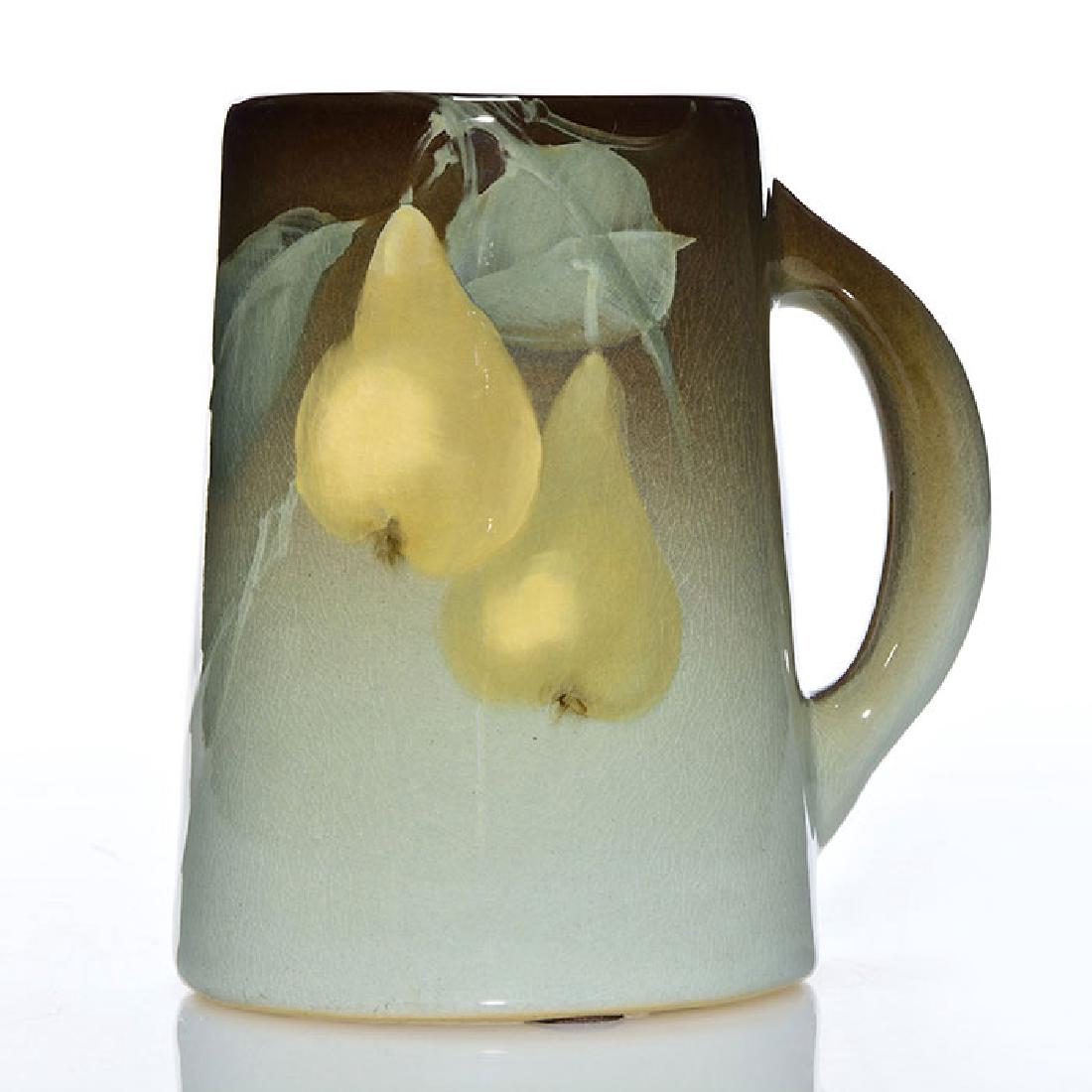 Weller Eocean mug, pears, 5 3/4 inches (1 of 1)