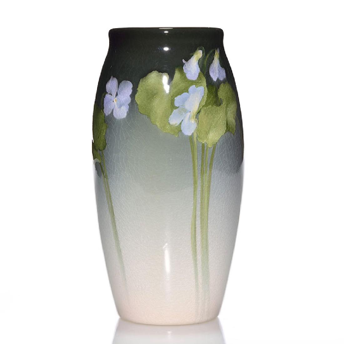 Rookwood Iris vase, Diers, 1903, 917, 7 1/2 inches (1 of 2)