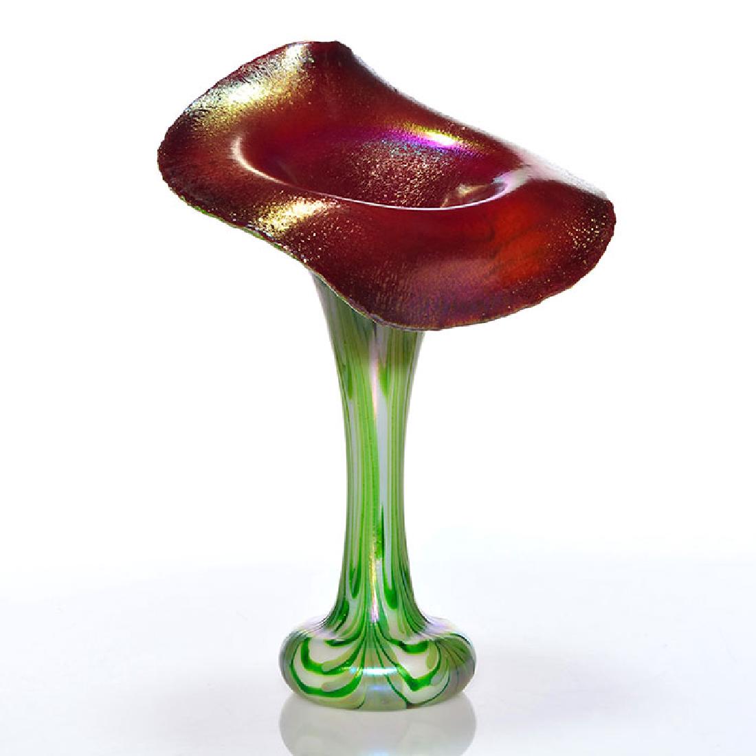 C. Lotton Jack-in-the-Pulpit, aventurine, 13 1/4 inches (1 of 2)