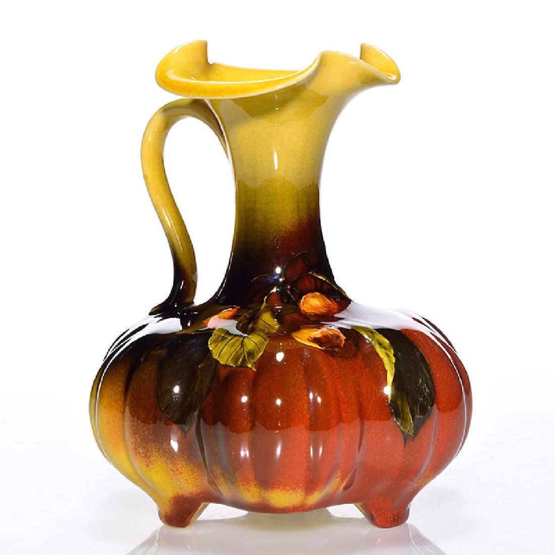 Rookwood Standard Glaze pitcher,Strafer, 1892, 6 3/4 (1 of 2)