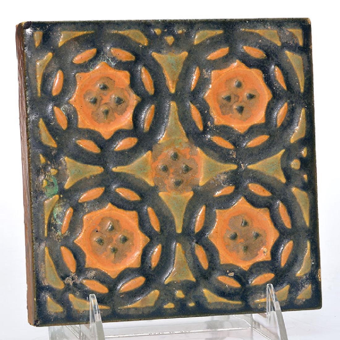 Rookwood Architectural tile, geometrics, 6 x 6 inches (1 of 1)