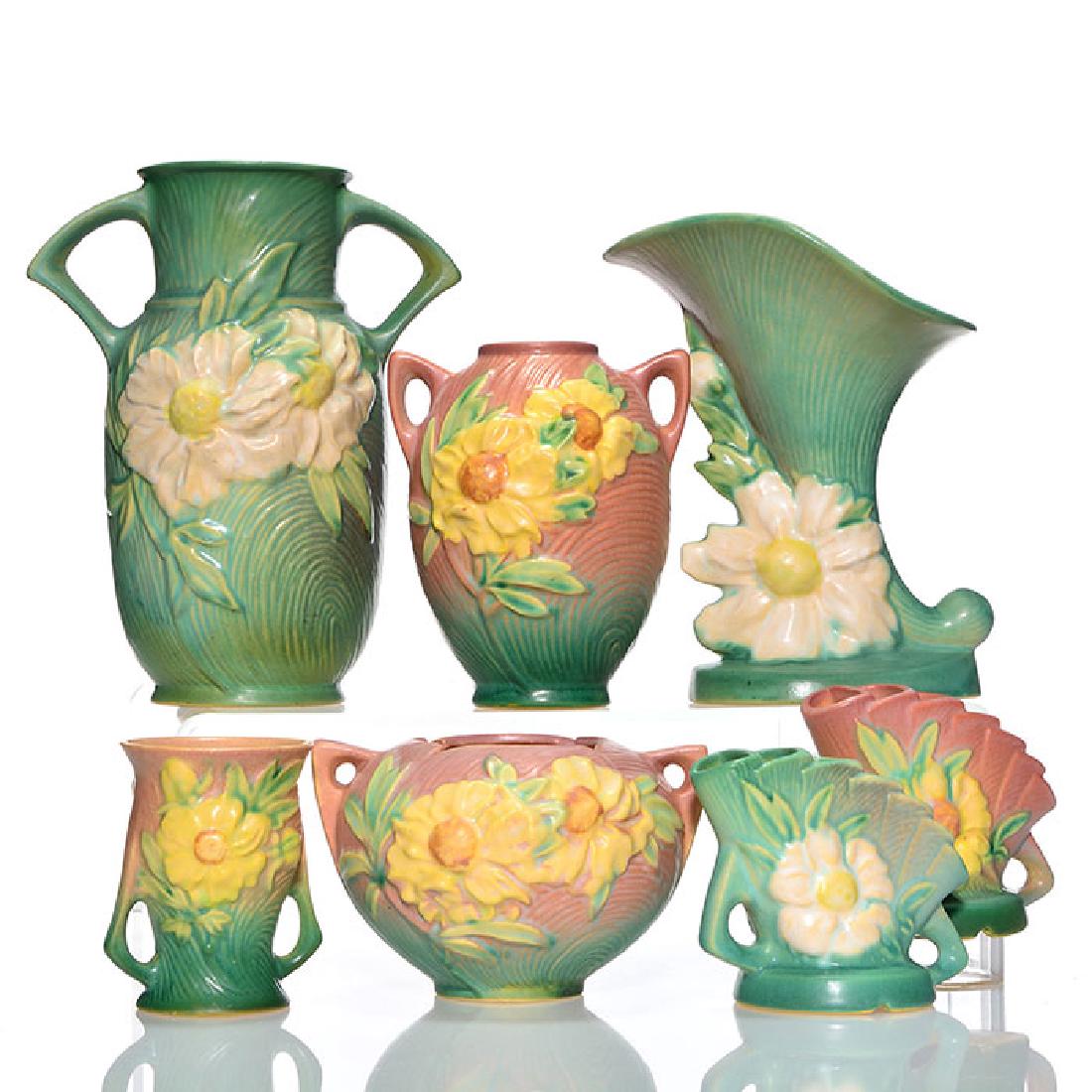 7 Roseville Peony, green, pink, 171, 64, 58, 57, 427, (1 of 1)