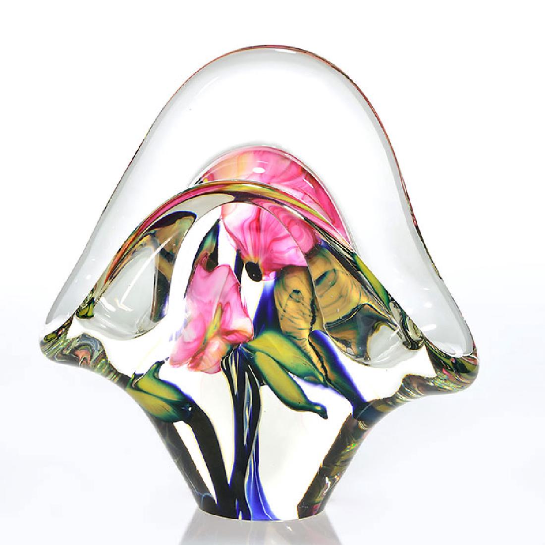 Charles Lotton Flora reflection sculpture, 6 1/2 (1 of 2)