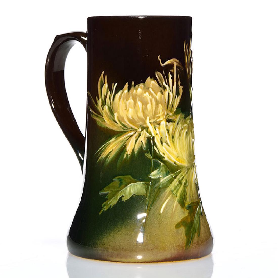 Early Weller Dickens Ware 1st Line mug, mums, 6 3/4 (1 of 2)