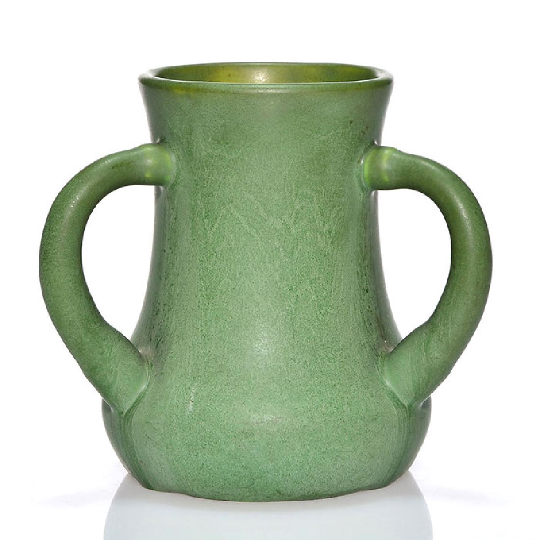 Hampshire 4 3/4 inch 3 handled mug, mat green (1 of 2)