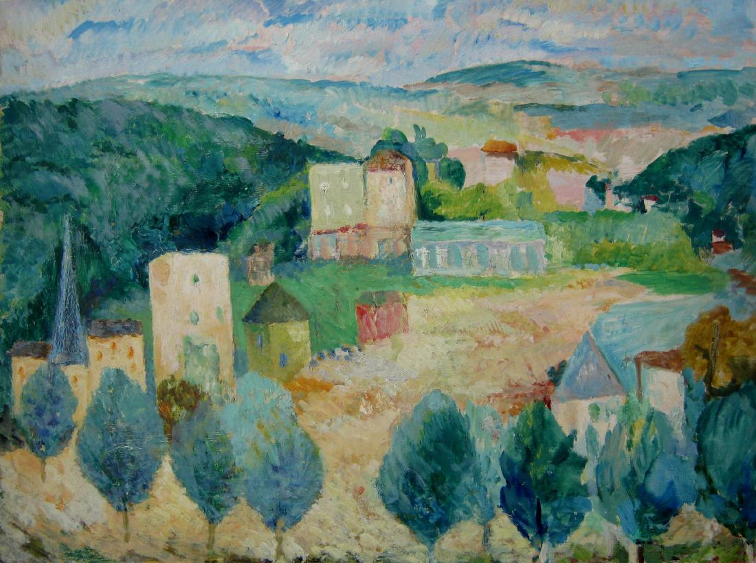 Barbara Rode (1889-1969) Landscape in Bievres, France (1 of 1)