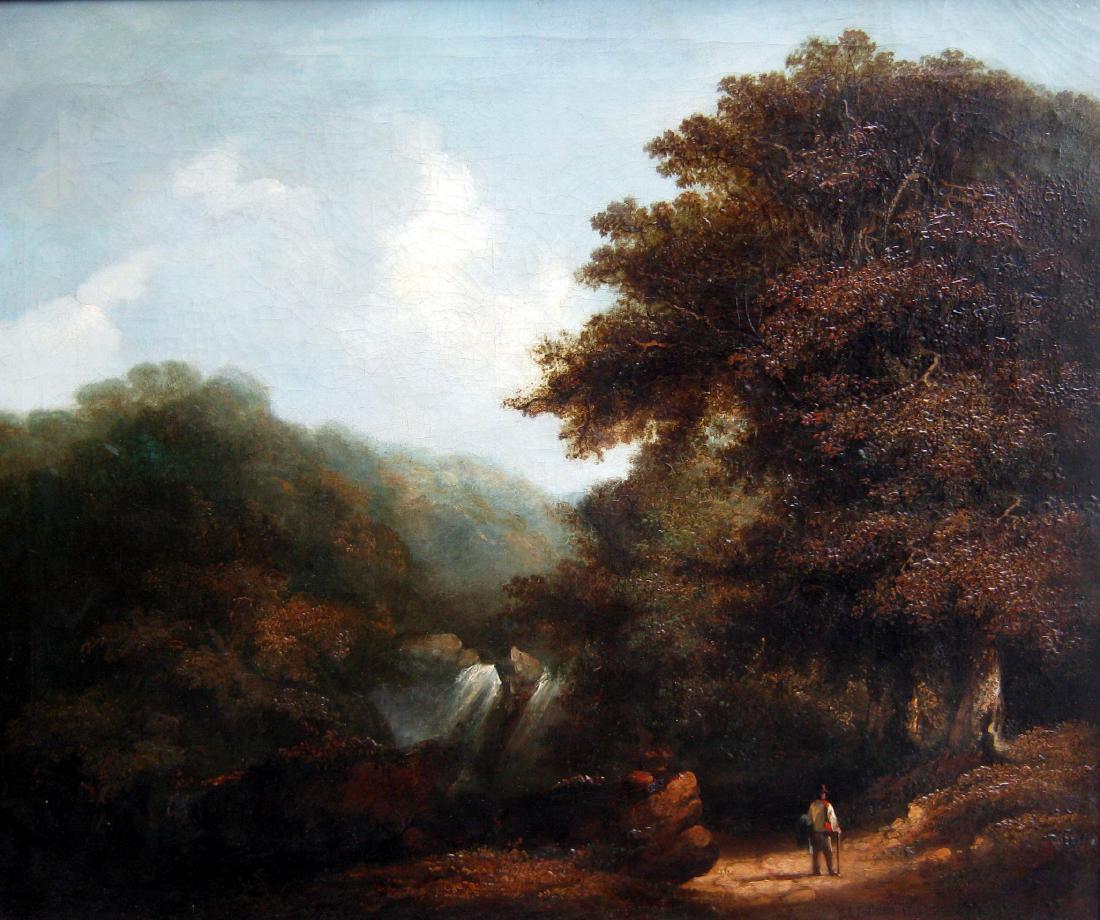 E.C. Williams (1807-1881) Peasant in a Forest Landscape (1 of 1)