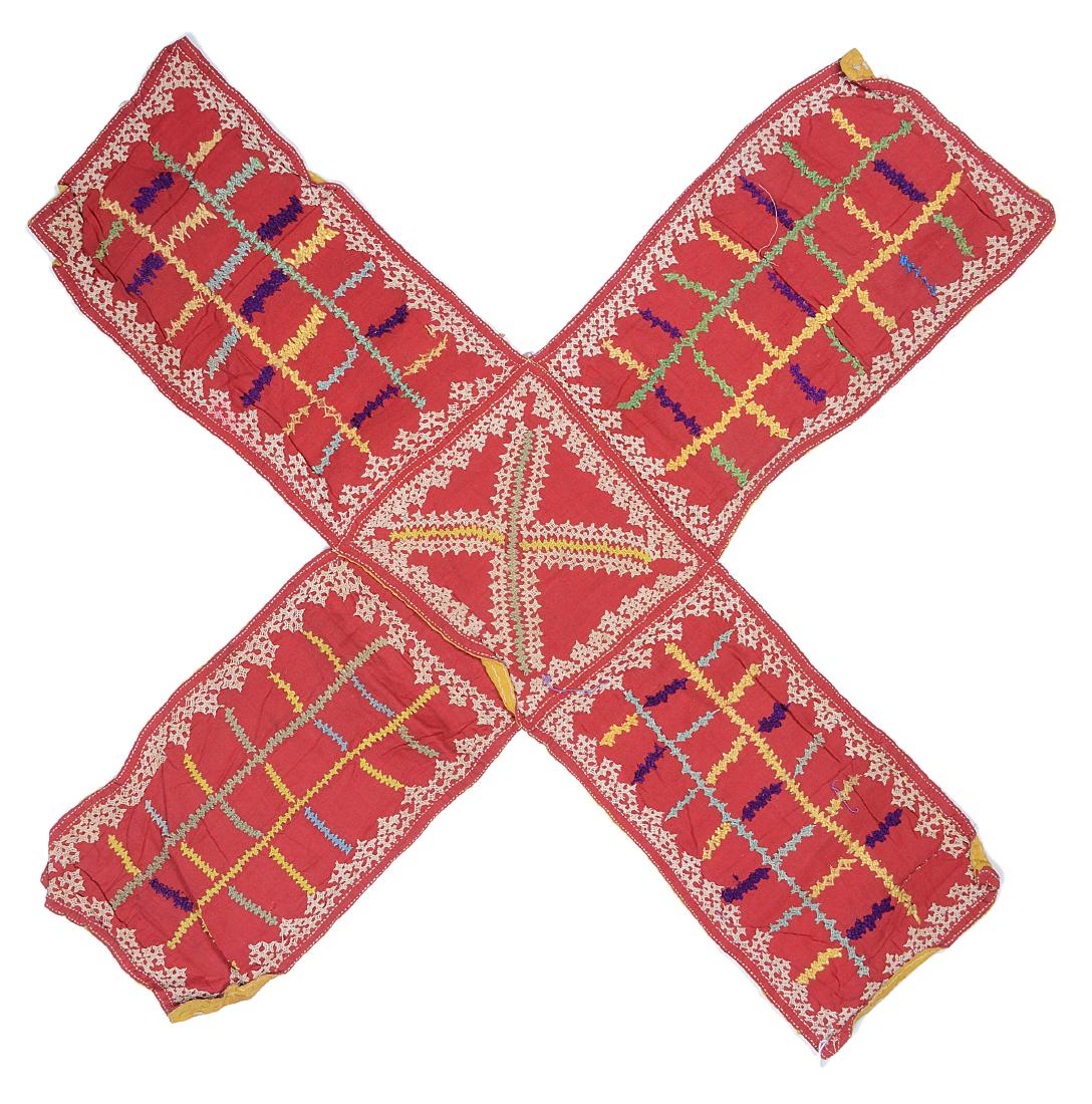 FOUR INDIAN TEXTILES  20TH CENTURY comprising an (1 of 3)