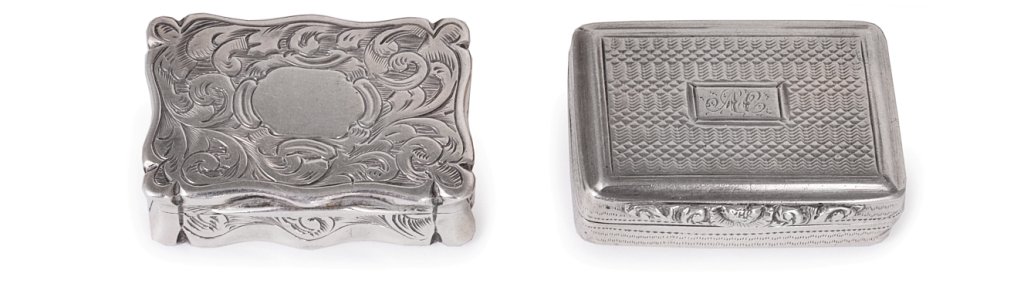 A WILLIAM IV SILVER VINAIGRETTE, TAYLOR & PERRY, BIRMIN