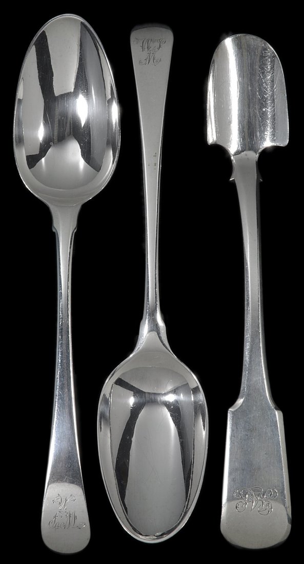 A PAIR OF GEORGE III SILVER TABLESPOONS, JAMES TOOKEY, (1 of 1)