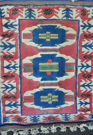 Kazak Kars Carpet,: Kazak Kars, Turkey 111 x 91cm Kars-Kazak, T¨¹rkei 111 x 91cm §¬§Ñ§Ù§Ñ§ç§ã§Ü§Ñ§ñ §¬§Ñ§â§ã 111 x 91cm ¿¨ –Ë¹¹þË_¿Ë£¬ÍÁ¶úÆä 111 x 91cm