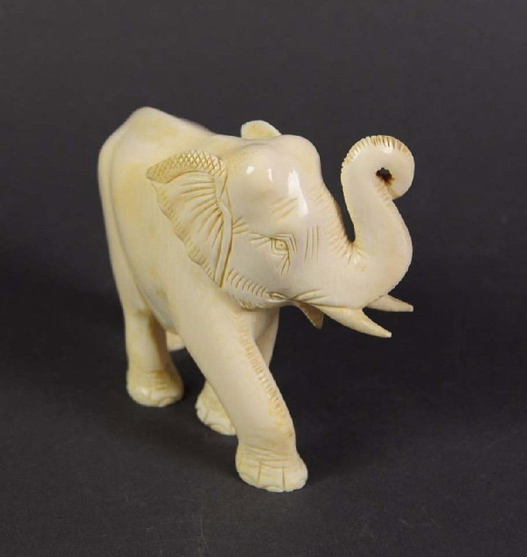 Elfenbeinfigur, Ivory sculpture, elephant,