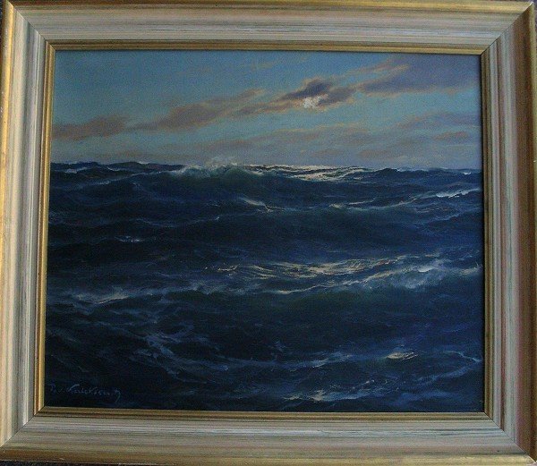Painting, Oil / canvas, li. and signed Pv Kalckreuth, R