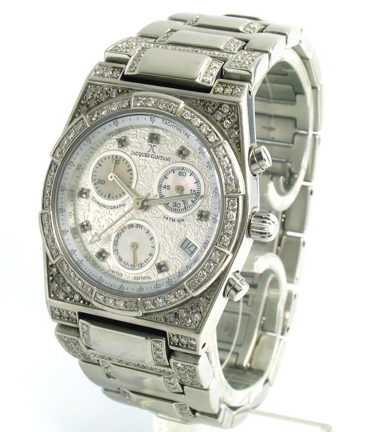 Support De Montre En Bois Luxe Jacques Cantani - Édition Burgundi, Années 2000, Neuf