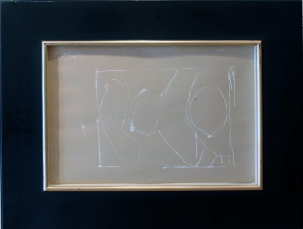 Robert Motherwell, American 1915-1991: Elegy to the Spanish Repbulic, Gouache on paper, 12 x 17 inches, 1977, Initialed and dated upper left, (BA-MOT-C0001) Provenance: The Estate of the artist, Private collection, New York