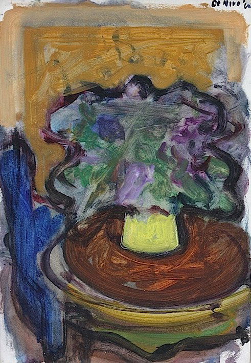 Robert De Niro Sr. 1922-1993: Still Life, 1962, Oil on paper laid on board, 30 x 22 inches, Signed and dated upper right DeNiro, 62, Ex-collection The Artist, Zabriske Gallery, New York, Private Collection