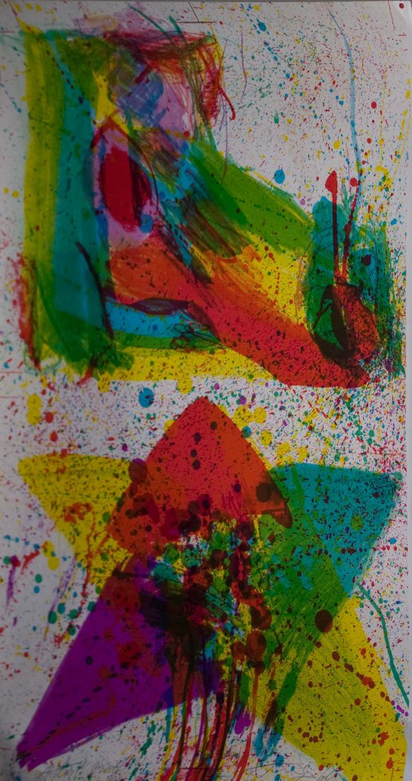 Walasse Ting (Chinese 1929 - 2010): "Hot and Sour Soup", lithograph, 24 x 16 3/4 inches, signed and dated lower right 66, lower left A/P. Provenance: Private Collection, N.J. (purchased directly from the artist)