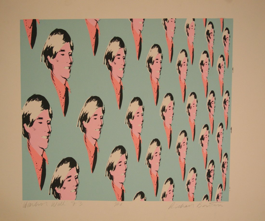 Richard Bernstein (American 1939-2002): "Warhol", Lithograph, 35 x 48 (sheet size), 28 x 33 (image size), Signed lower right, titled and dated lower left: Warhol '73, numbered lower middle: AP8.Provenance: The estate of the artist.