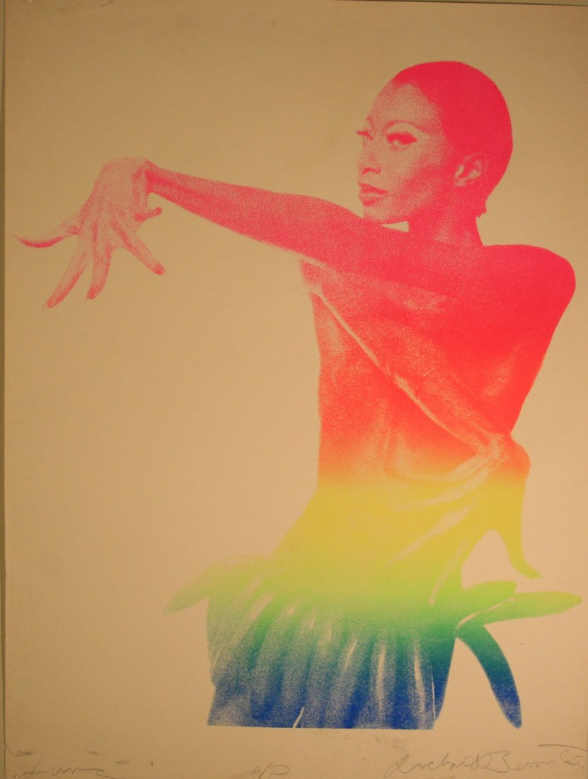 Richard Bernstein (American 1939-2002): "Luna", Lithograph, 40 x 30 inches (sheet size), Signed lower right, Titled lower left: Luna, numbered lower middle APProvenance: The estate of the artist.