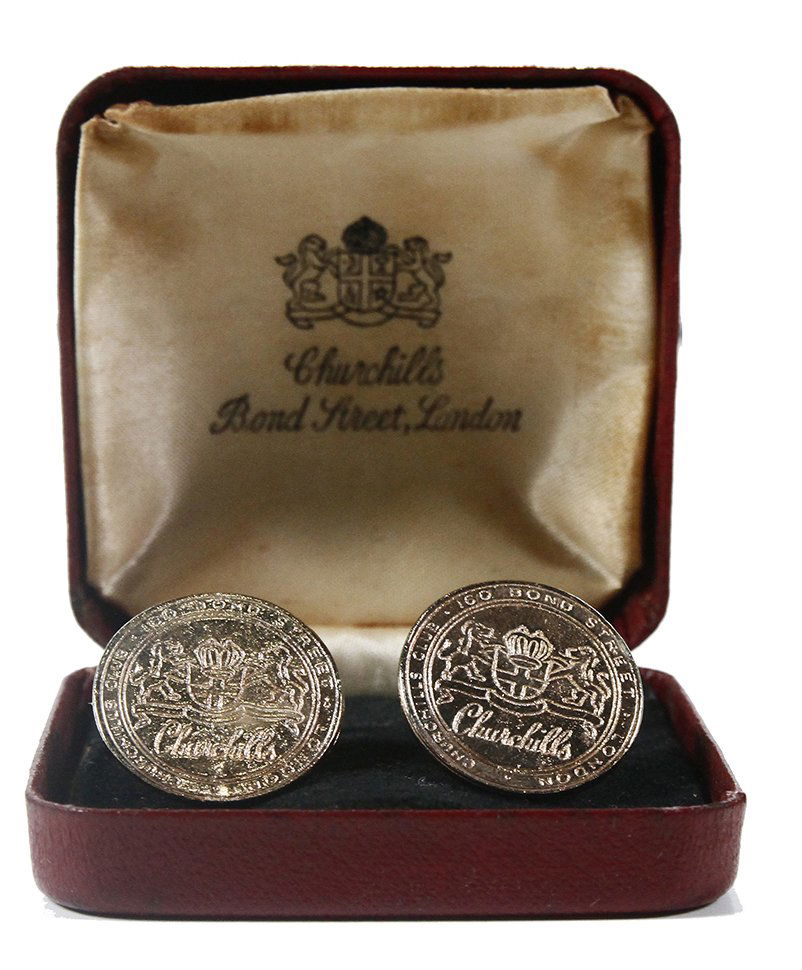 Churchill Cufflinks, Estate of Bob Guccione (1 of 4)