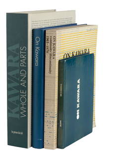 (conceptual art) On Kawara. A set of five catalogu: (conceptual art) On Kawara. A set of five catalogues: -) continuity/ discontinuity 1963 - 1979. Moderna Museet, Stockholm/ 1980, Van Abbemuseum, Eindhoven, 1981. In-4Â°. 110 numb.pp. Orig. ill.