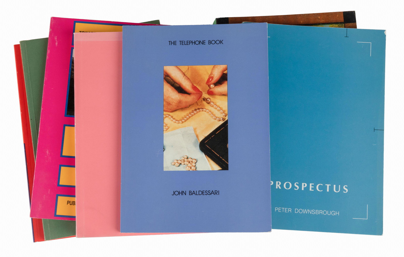 (Imschoot) A collection of seven Imschoot-editions: (Imschoot) A collection of seven Imschoot-editions: John Baldessari, The Telephone Book; Lawrence Weiner, Ducks on a Pond; Robert Barry, Untitled; Hanne Darboven, Johann Wolfgang von Goethe; Peter Dow