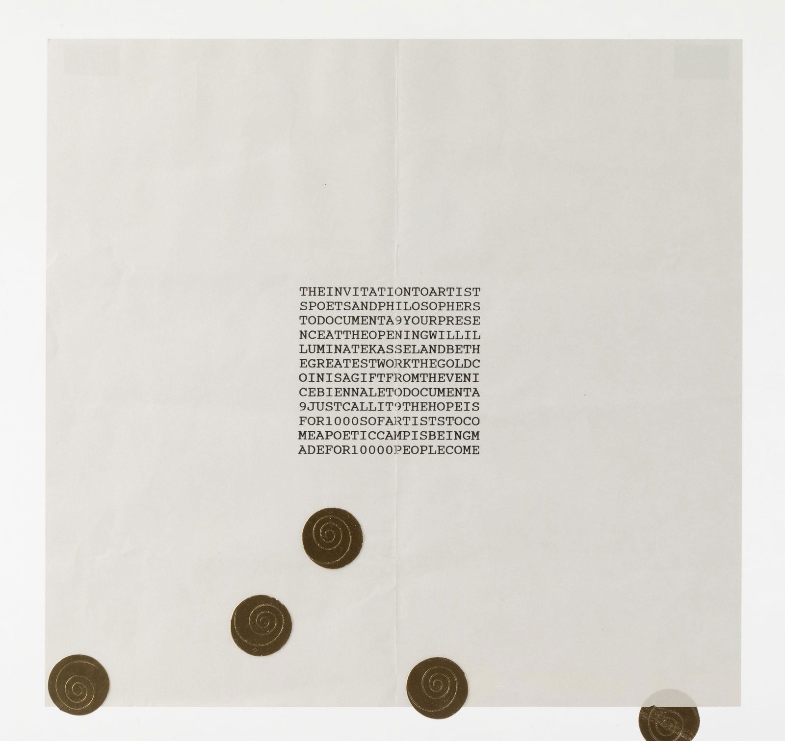 JAMES LEE BYARS (1932-1997) (1 of 5)