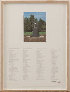 JACQUES CHARLIER (Â°1939): 'Gebed van de hopelozen', 1993.Offset lithograph. Signed and numbered in black marker 20/75. Framed.640 x 450 mm(730 x 540 mm)Description FR'Gebed van de hopelozen', 1993.Lithographie offs