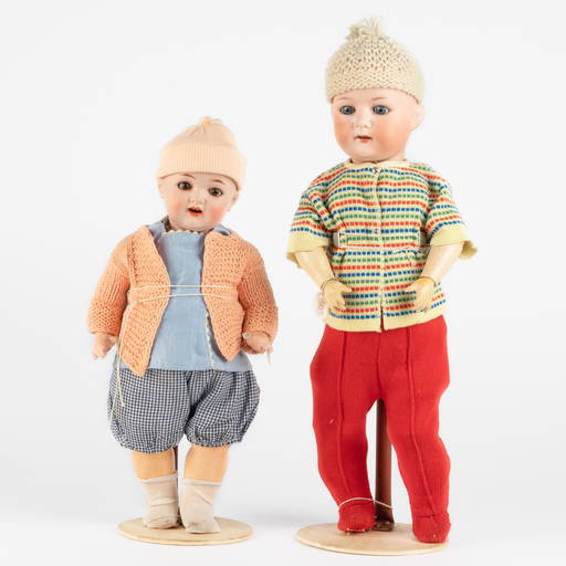 Varied Lot Of Two Dolls. Consisting Of 1. Doll. Heubach Köppelsdorf