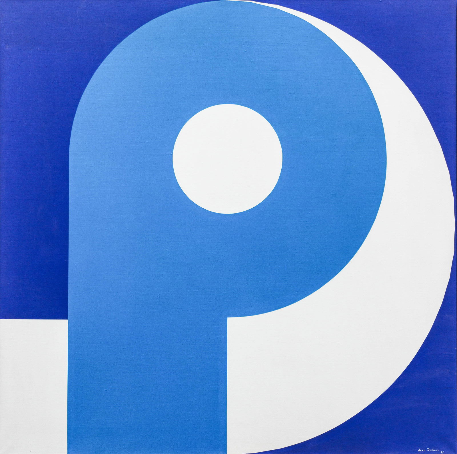 JEAN DUBOIS (1923-1990): Description ENUntitled. Oil on canvas. Signed and dated 'Jean Dubois / '75'.Beschrijving NLZonder titel. Olie op doek. Gesigneerd en gedateerd 'Jean Dubois / '75'.Description FRSans titre.<