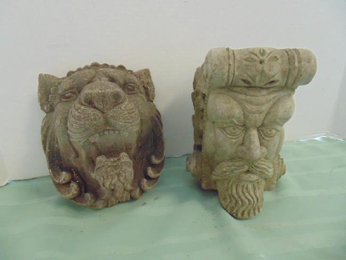 Architectural Cement Figure Heads (1 of 1)