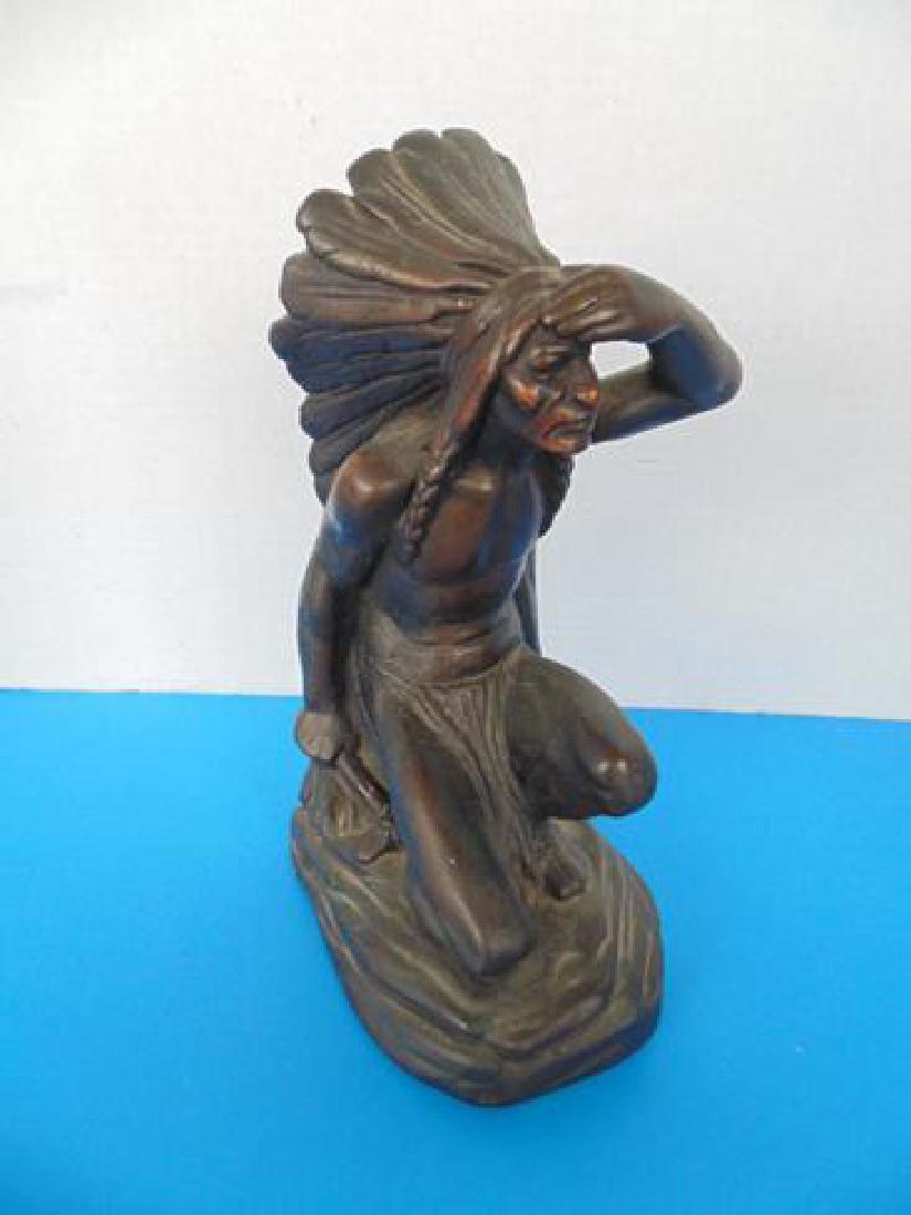 Armor Bronze Indian Figure (1 of 2)