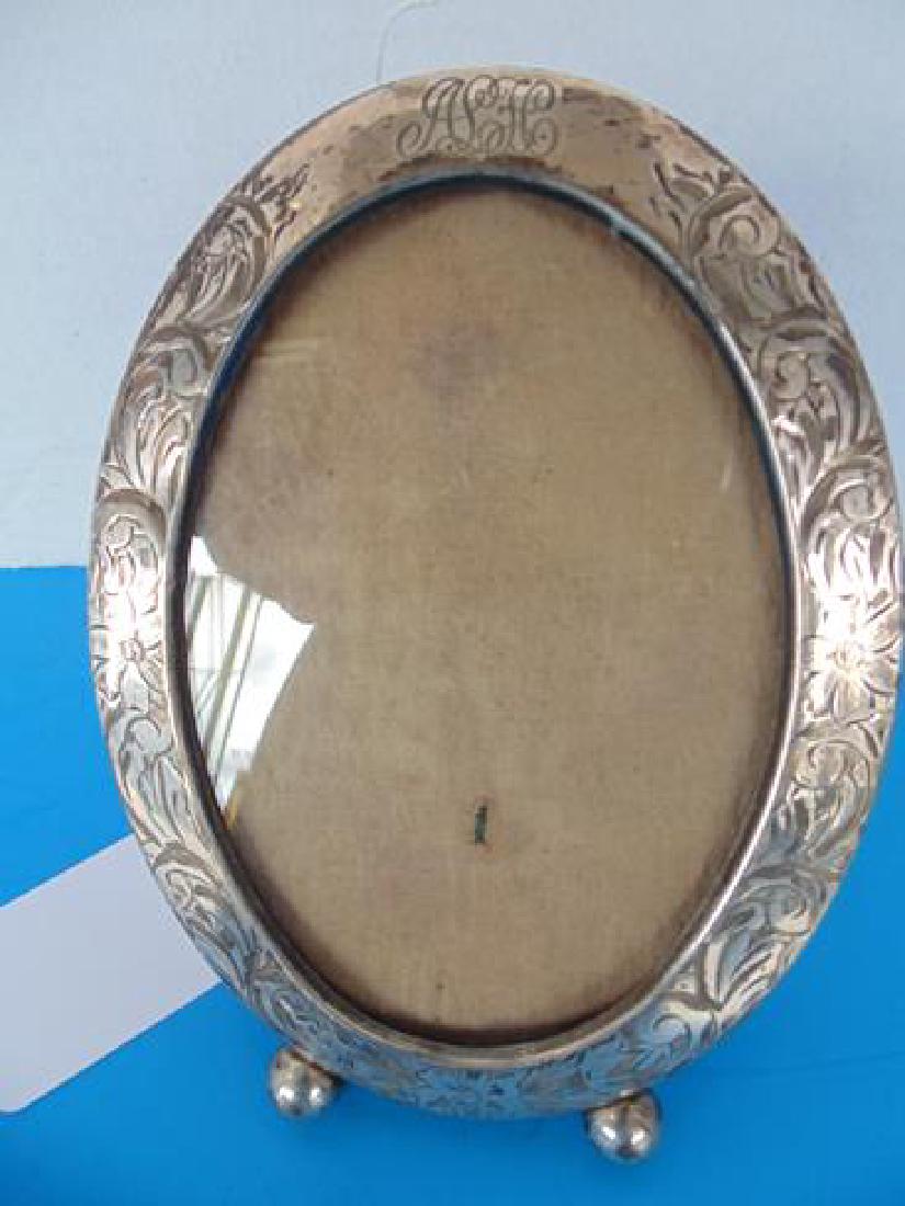 Sterling Silver Oval Picture Frame (1 of 3)