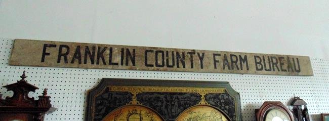 Franklin Country Farm Bureau Wood Sign (1 of 3)